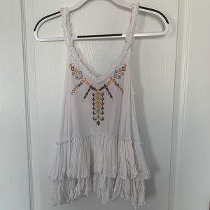 Free People medium loose fitting tank top for sale